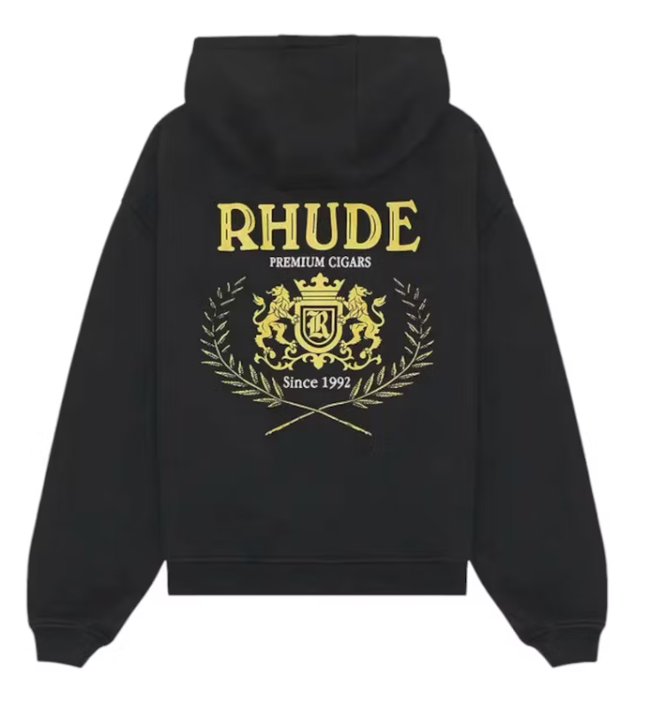 Rhude Cresta Hoodie Black