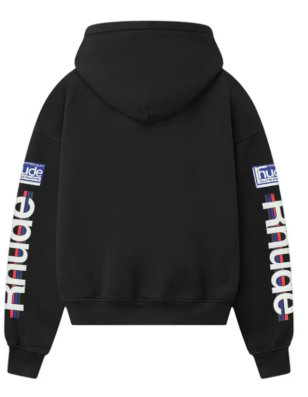 Rhude Petrol Patch Hoodie Vintage Black