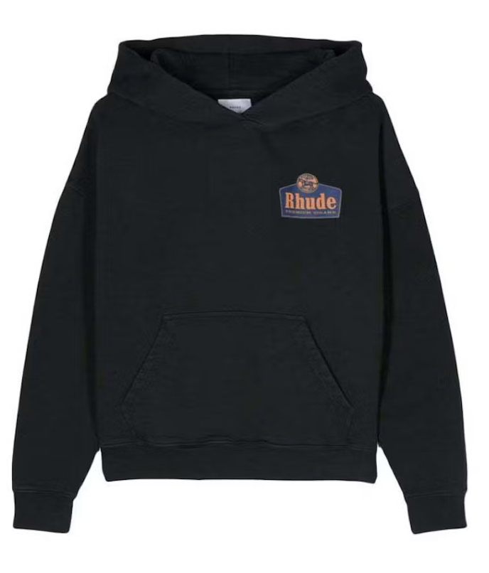 Rhude Grand Cru Hoodie Vintage Black