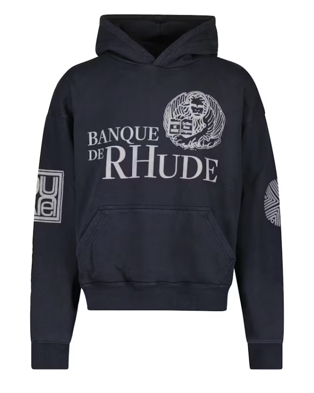 Rhude Banque de Rhude Hoodie Black