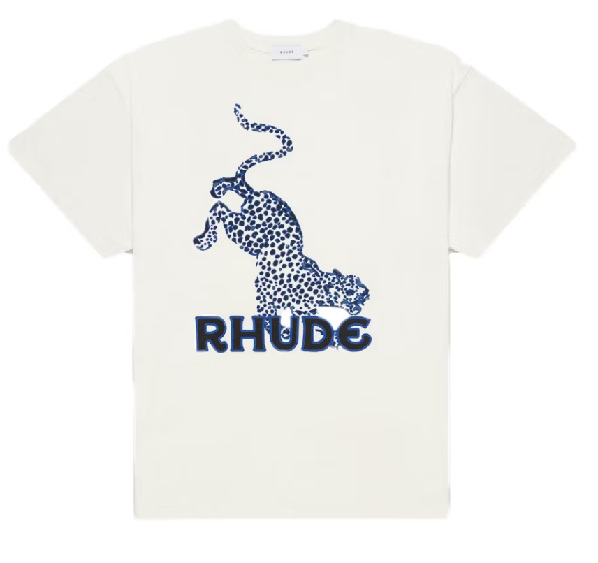 Rhude Leopard T-Shirt White