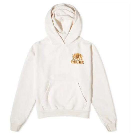 Rhude Cresta Cigar Hoodie Vintage White