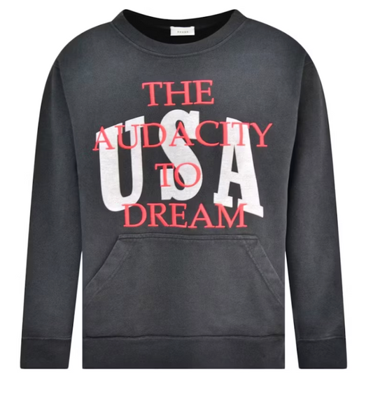 Rhude The Audacity To Dream Vintage Washed Hoodie Black/Red/White