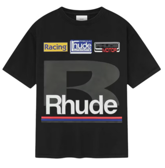 Rhude Petrol Patch T-shirt Vintage Black
