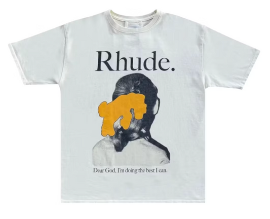 Rhude Ponytail T-shirt Vintage White