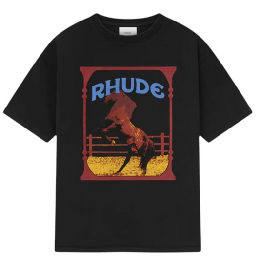 Rhude Cadre T-shirt Vintage Black