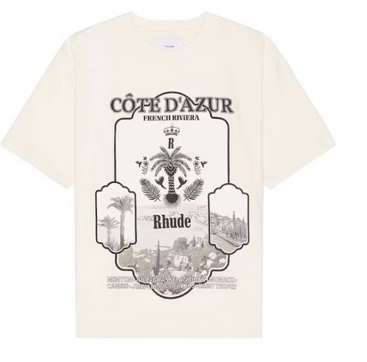 Rhude Azur Mirror T-shirt White