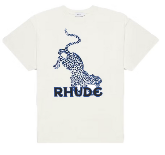 Rhude Leopard T-Shirt White