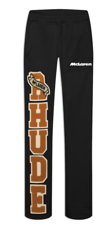Rhude x McLaren Chenille Patch Lounge Pants Black