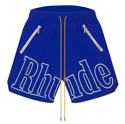 Rhude RH Logo Shorts Blue