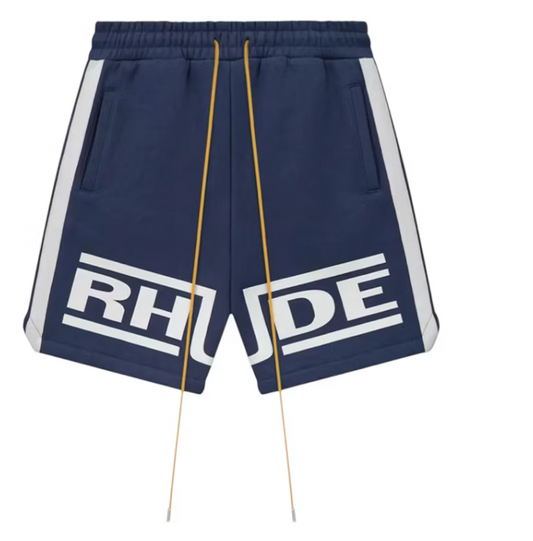 Rhude Champions Shorts Navy/Vintage White